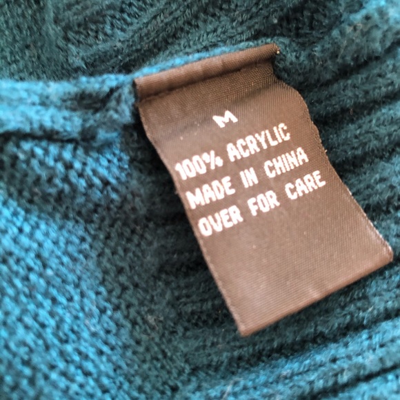 ABstudio Blue Pullover High Neck Sweater Dress - Picture 5 of 5